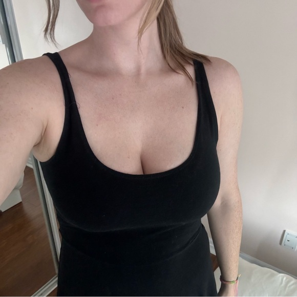 Black A-Line fit and flare dress - Picture 6 of 7